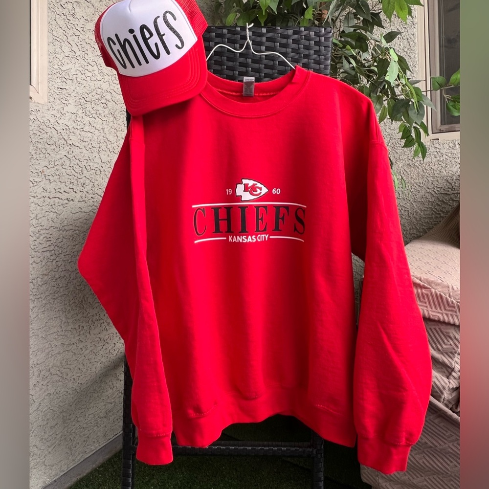 Kansas City Chiefs Red Crewneck